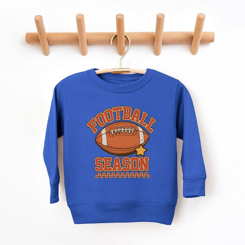 The Juniper Shop Football Season Star Toddler Graphic Sweatshirt