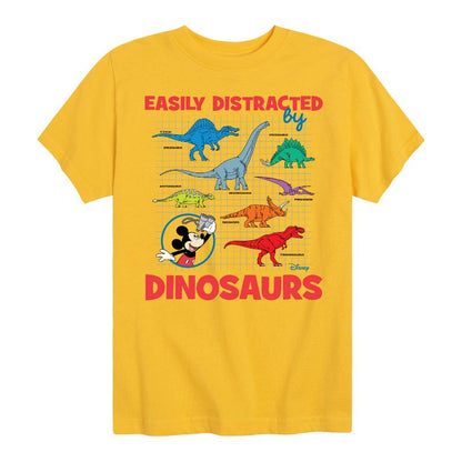 Boys' - Disney - Easily Distracted By Dinosaurs Short Sleeve Graphic T-Shirt
