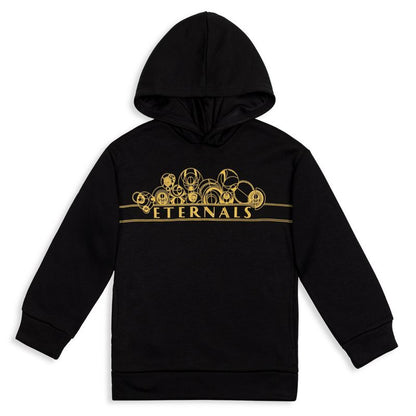 هودي من الصوف من مارفل شانغ تشي وأسطورة الحلقات العشر باللون الأسود