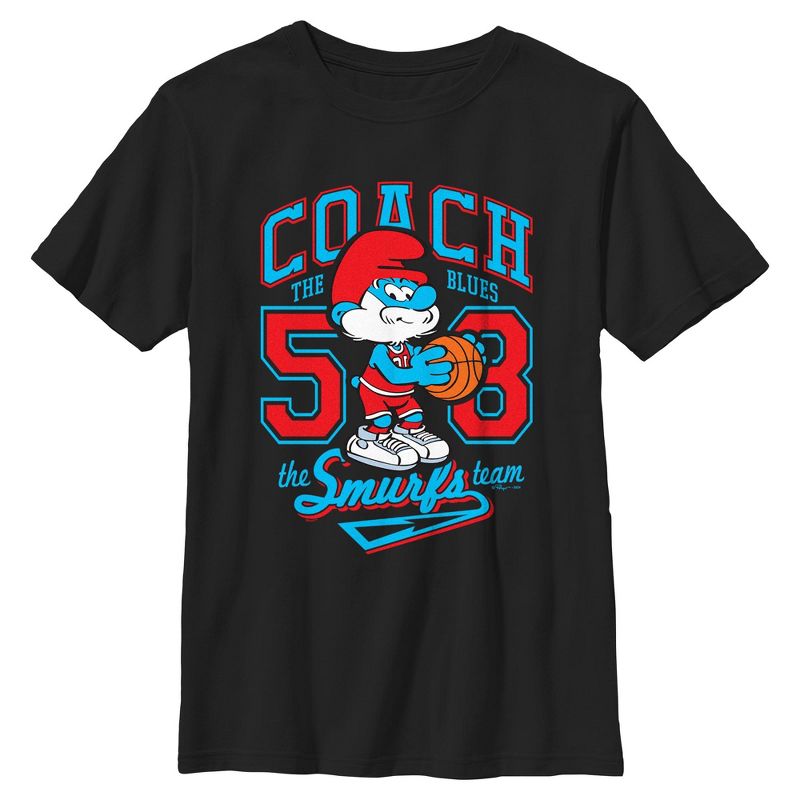 Boys The Smurfs The Blues Coach T Shirt