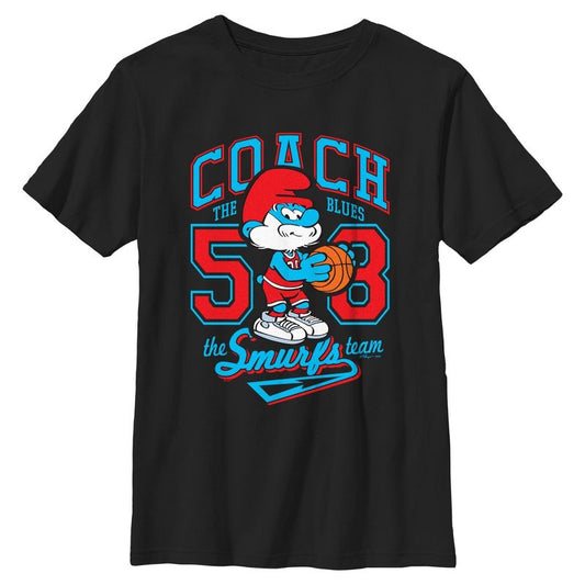Boys The Smurfs The Blues Coach T Shirt