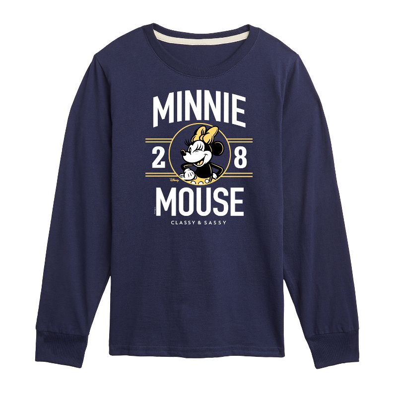 Boys' - Disney - Minnie Mouse Long Sleeve Graphic T-Shirt