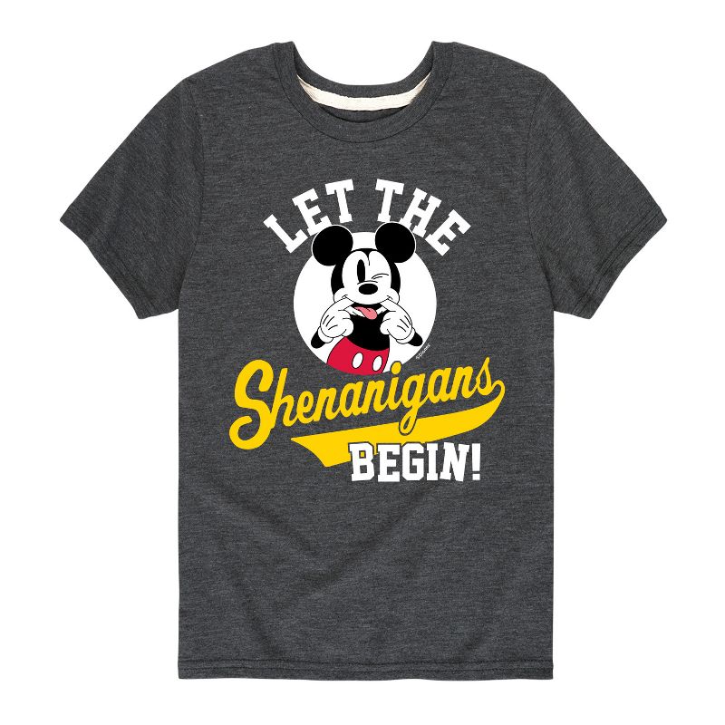 Boys' - Disney - Let The Shenanigans Begin Short Sleeve Graphic T-Shirt