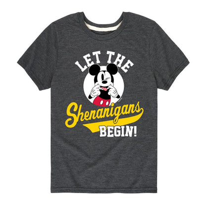 Boys' - Disney - Let The Shenanigans Begin Short Sleeve Graphic T-Shirt