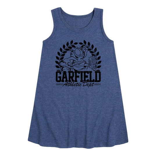 Girls' - Garfield - Athletic Dept Graphic Sleeveless Aline Dress