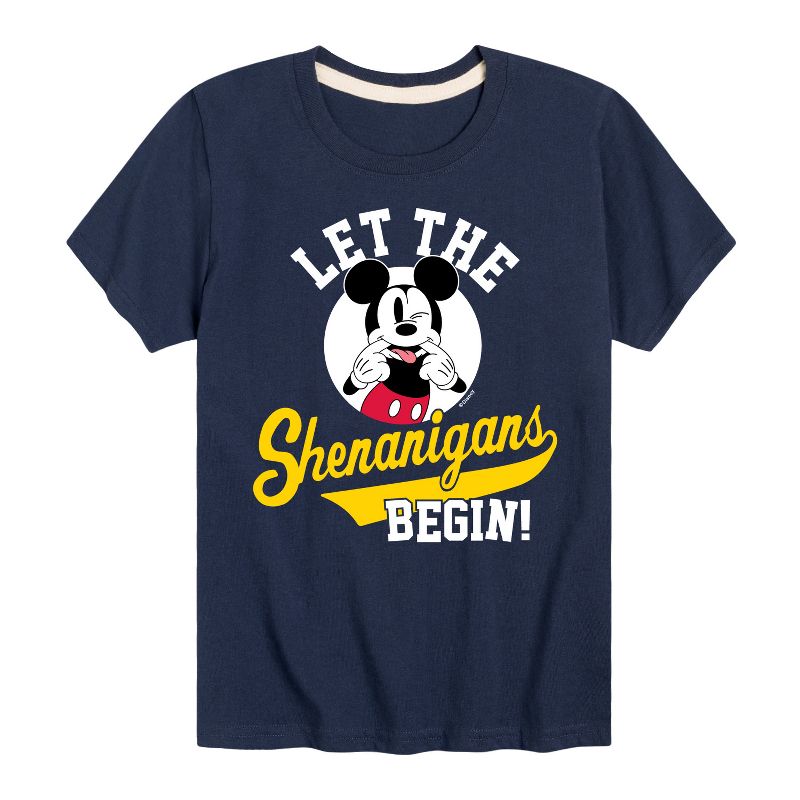 Boys' - Disney - Let The Shenanigans Begin Short Sleeve Graphic T-Shirt