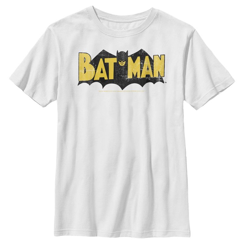 Boy's Batman Logo Vintage T-Shirt