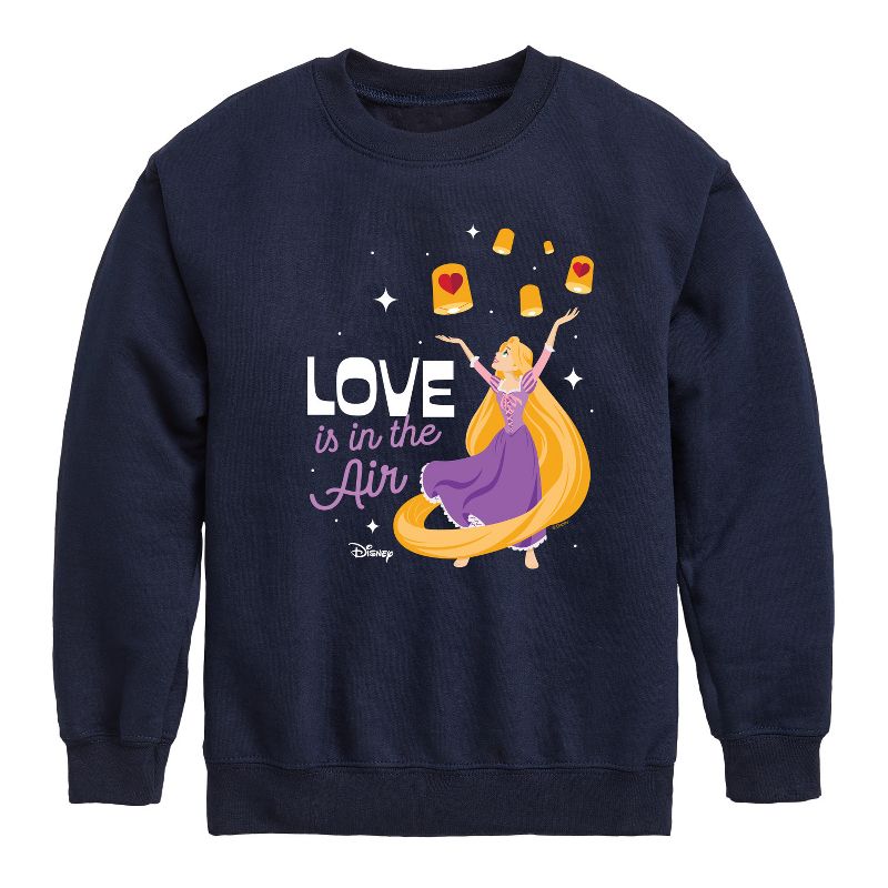Boys' - Disney - Love Is In The Air Graphic Long Sleeve Fleece Sweatshirt