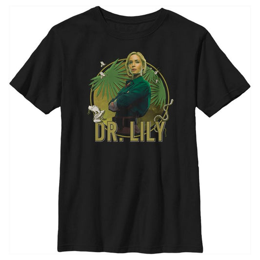 Boy's Jungle Cruise Dr. Lily Portrait T-Shirt