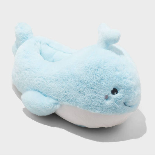 Kids' Whale Character Slippers - Cat & Jack™ Blue