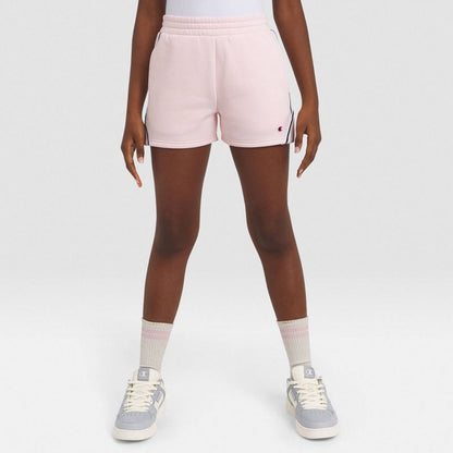 Champion Girls' Fleece Shorts with Taping