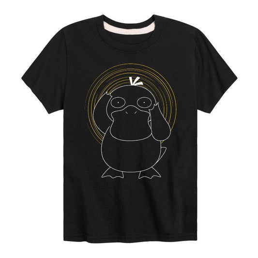 Boys' - Pokémon - Psyduck Spiral Short Sleeve Graphic T-Shirt