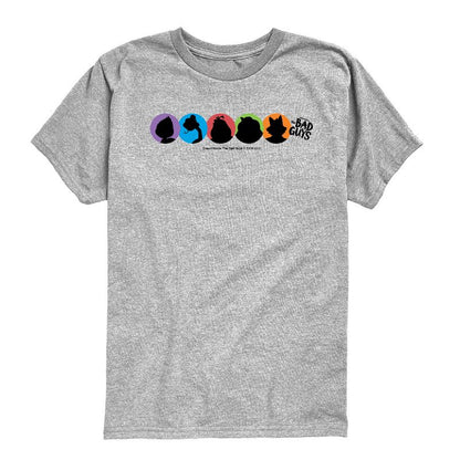 تي شيرت جرافيكي بأكمام قصيرة للأولاد - الأشرار - السيد وولف وأصدقاؤه - ظلية