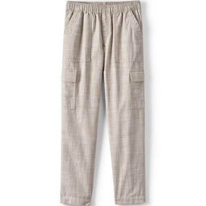 Lands' End Kids Woven Pull On Utility Cargo Pants