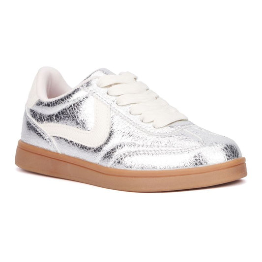 Olivia Miller Girl's Shimmer Low Top Sneakers