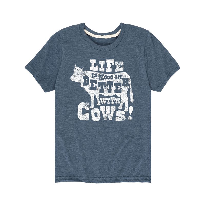 Boys' - Country Casuals - Life Is Better With Cows Short Sleeve Graphic T-Shirt