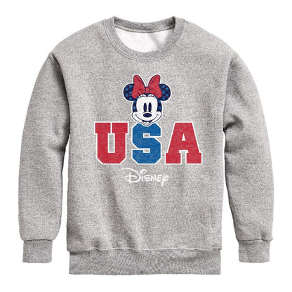 Boys' - Disney - Americana Graphic Long Sleeve Fleece Sweatshirt
