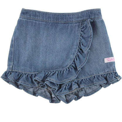 RuffleButts Girls Ruffled Skort