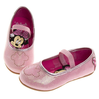 Disney Girls Mary Jane Flats - Character Princess Dress up Slip-on Shoes (Toddler)