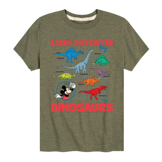Boys' - Disney - Easily Distracted By Dinosaurs Short Sleeve Graphic T-Shirt