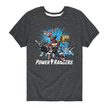 Boys' - Power Rangers - Zords Short Sleeve Graphic T-Shirt