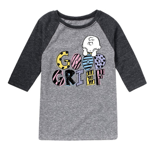 تي شيرت جرافيكي بنقشة راجلان من فيلم Good Grief Charlie Brown للأولاد - Peanuts