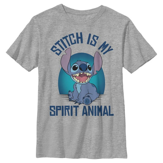 Boy's Lilo & Stitch My Spirit Animal Stitch T-Shirt