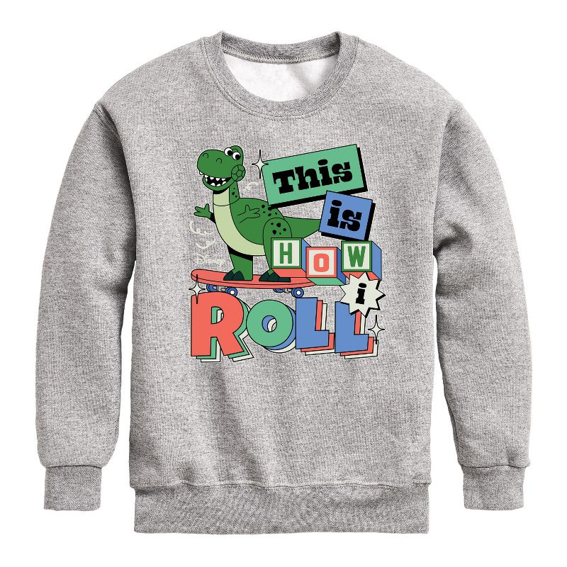 Boys' - Disney - Toy Story Graphic Long Sleeve Fleece Sweatshirt