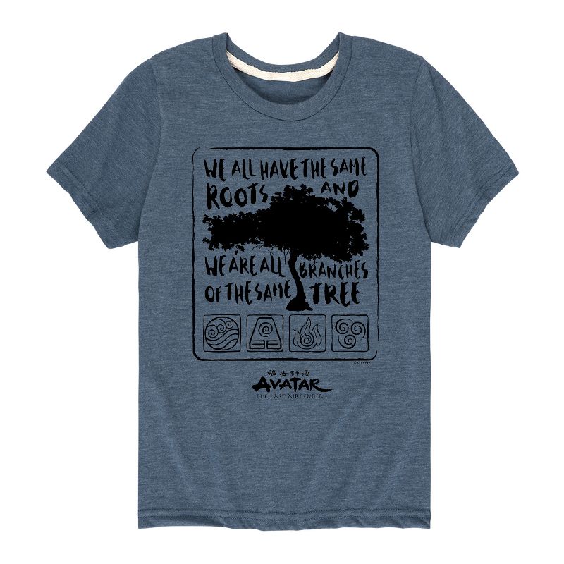 Boys' - Avatar: The Last Airbender - Same Roots Short Sleeve Graphic T-Shirt