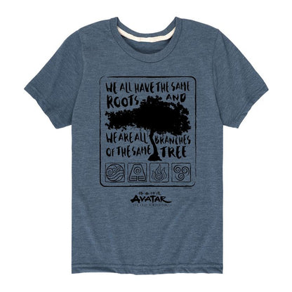 Boys' - Avatar: The Last Airbender - Same Roots Short Sleeve Graphic T-Shirt