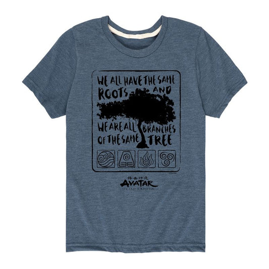Boys' - Avatar: The Last Airbender - Same Roots Short Sleeve Graphic T-Shirt