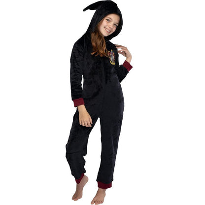 Harry Potter Unisex Kids Hooded Pajama Union Suit