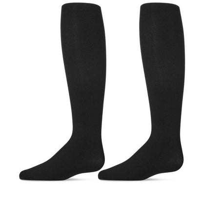 Memoi Girls' 2 Pair Pack Totally Opaque Microfiber Tights