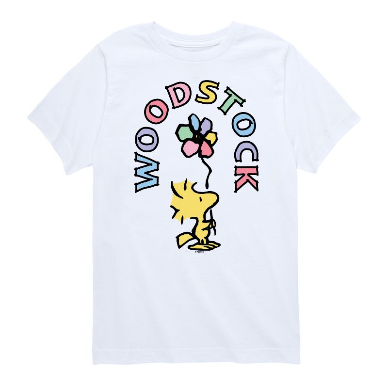 تي شيرت جرافيكي بأكمام قصيرة من وودستوك فلاور للأولاد - بينتس