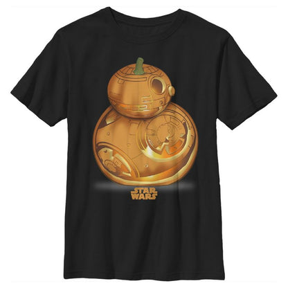 Boy's Star Wars The Force Awakens Halloween Pumpkin BB-8 T-Shirt