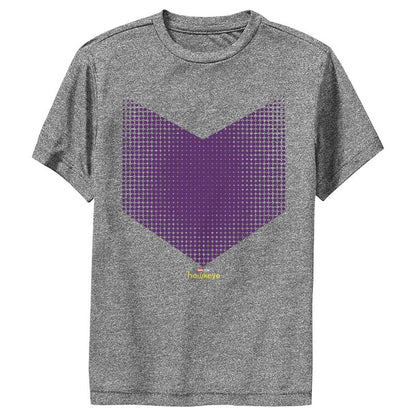 Boy's Marvel Hawkeye Halftone Arrow Icon Performance Tee