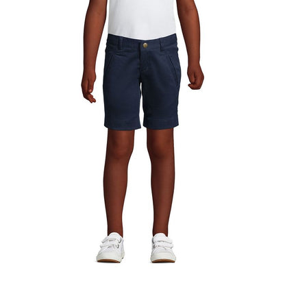 Lands' End School Uniform Kids Stretch Chino Bermuda Shorts
