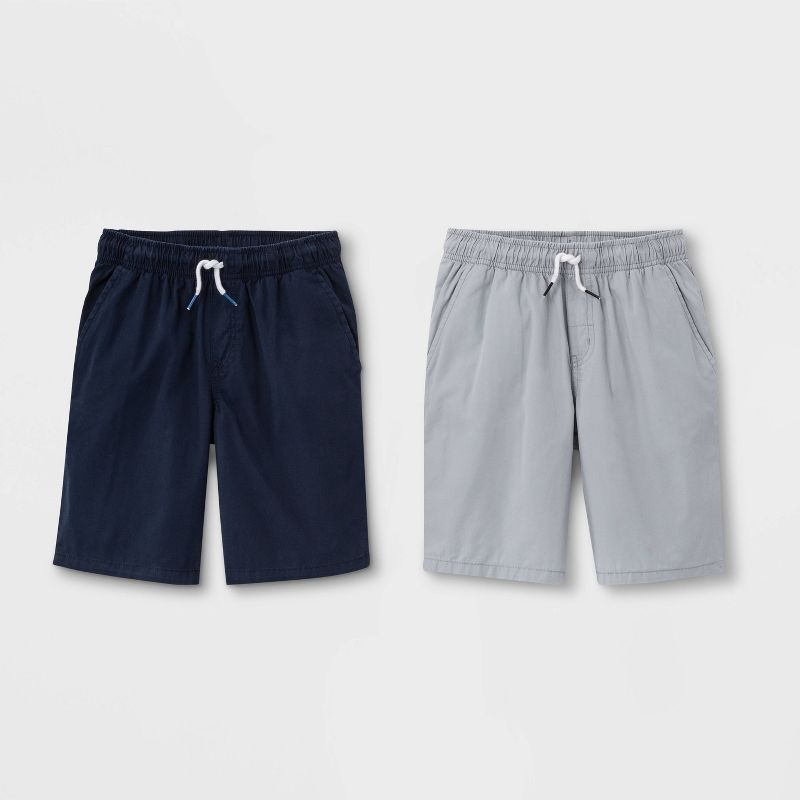 Boys' 2pk Pull-On Woven Shorts - Cat & Jack™