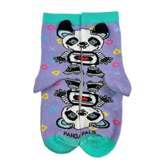 Robot Panda Socks from the Sock Panda (Ages 3-7)