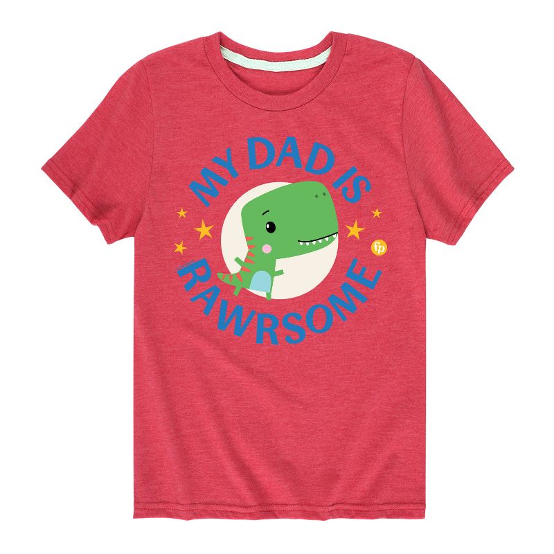 تي شيرت جرافيكي بأكمام قصيرة للأولاد من فيشر برايس - أبي رائع