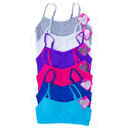 حمالات صدر Just Love Girls (عبوة من 6 قطع)