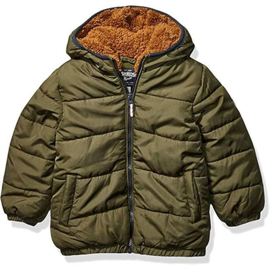 جاكيتات شتوية ثقيلة الوزن من فرو صناعي للأولاد الصغار من OshKosh B'Gosh