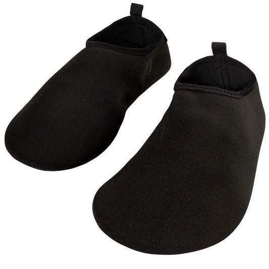 Hudson Baby Kids and Adult Water Shoes for Sports, Yoga, Beach and Outdoors, Solid Black