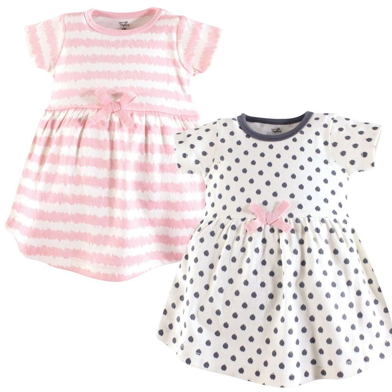 فساتين قصيرة الأكمام من مجموعة "أصدقاء محبوبون متأثرون بالطبيعة" (قطعتان) (الجزء الثاني)