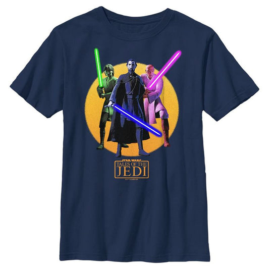 تي شيرت Star Wars: Tales of the Jedi Lightsaber للأولاد