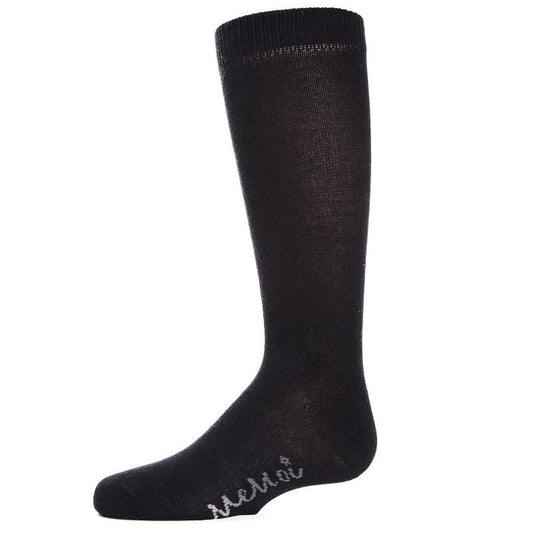 Memoi Kids' Basic Cotton Blend Knee High Socks