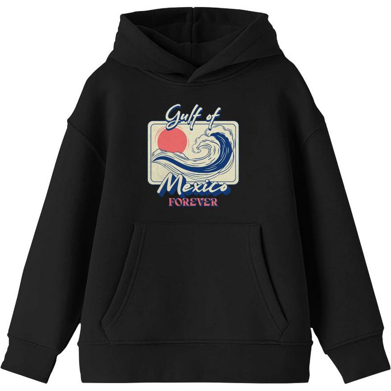 Gulf of Mexico Forever Sunset Wave Youth Long Sleee Hoodie