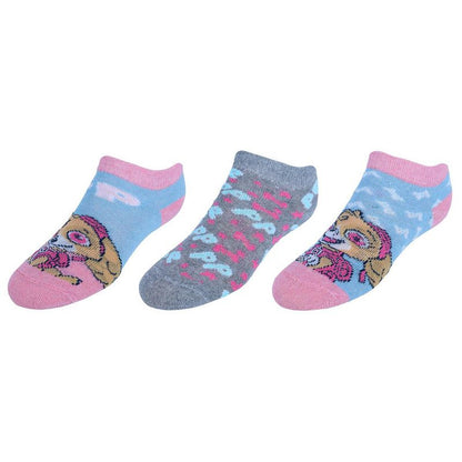 Textiel Trade Kid's Nickeloden's Paw Patrol Skye Rules Sneaker Socks (Pack of 3)