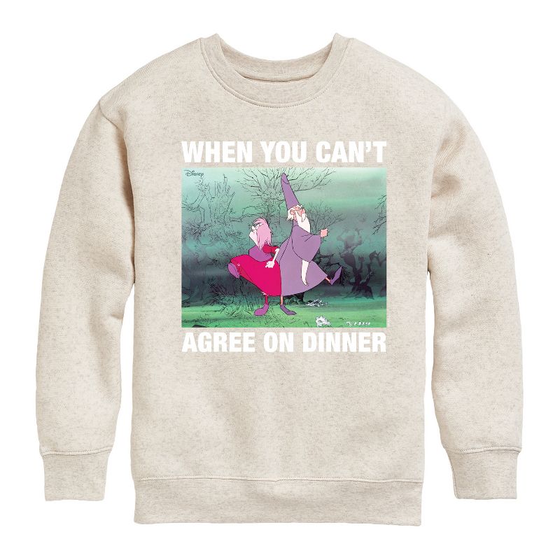 Boys' - Disney - The Sword And The Stone Graphic Long Sleeve Fleece Sweatshirt