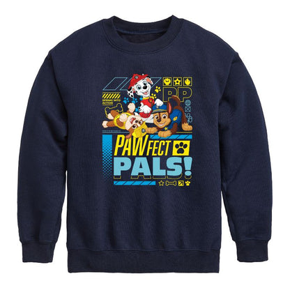 Boys' - Paw Patrol - Pawfect Pals Graphic Long Sleeve Fleece Sweatshirt